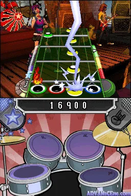 Band Hero gameplay screenshot on DS