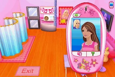 Barbie Fashion Show: An Eye for Style gameplay screenshot on DS