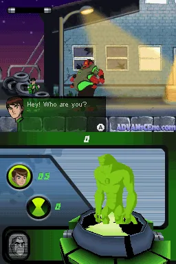 Ben 10: Alien Force gameplay screenshot on DS