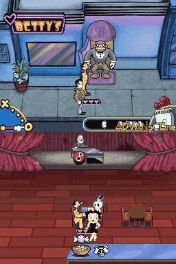 Betty Boop's Double Shift gameplay screenshot on DS