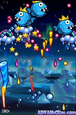 Big Bang Mini gameplay screenshot on DS