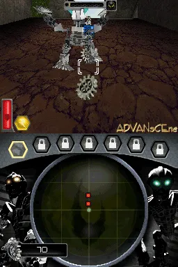 Bionicle Heroes gameplay screenshot on DS