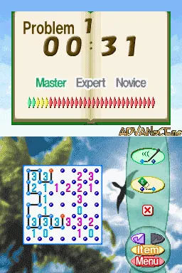 Brain Buster Puzzle Pak gameplay screenshot on DS