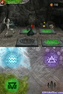 Brave gameplay screenshot on DS