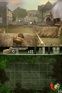 Brothers in Arms DS gameplay screenshot on DS