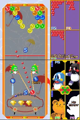 Bust-a-Move DS gameplay screenshot on DS
