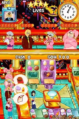 Cake Mania gameplay screenshot on DS