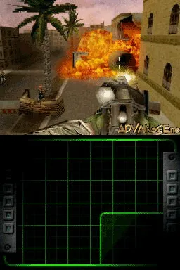 Call of Duty 4: Modern Warfare gameplay screenshot on DS