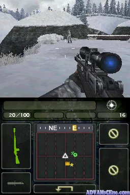 Call of Duty: Modern Warfare 3 – Defiance gameplay screenshot on DS