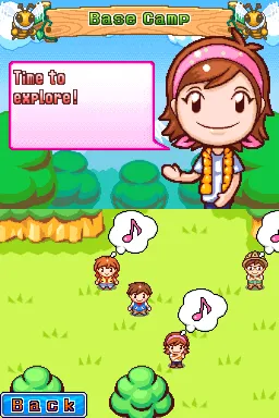 Camping Mama: Outdoor Adventures gameplay screenshot on DS