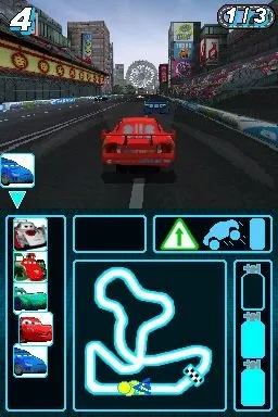 Cars 2 gameplay screenshot on DS