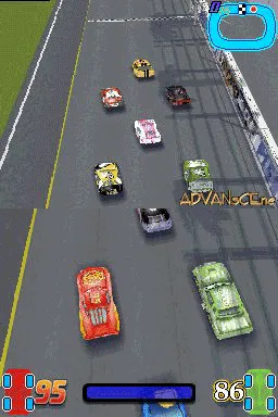 Cars gameplay screenshot on DS