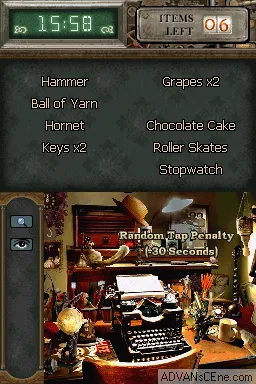 Cate West: The Vanishing Files gameplay screenshot on DS