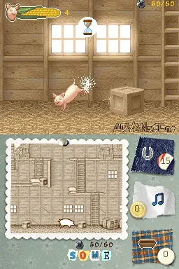 Charlotte's Web gameplay screenshot on DS