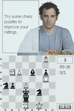 Chessmaster: The Art of Learning gameplay screenshot on DS