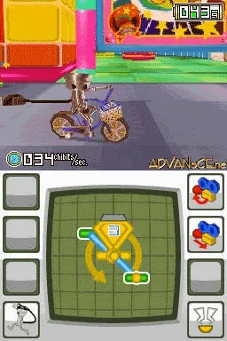 Chibi-Robo!: Park Patrol gameplay screenshot on DS