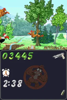 Chicken Shoot gameplay screenshot on DS