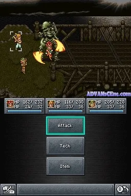 Chrono Trigger gameplay screenshot on DS