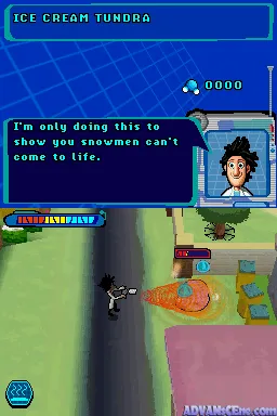 Cloudy with a Chance of Meatballs gameplay screenshot on DS