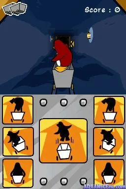 Club Penguin: Elite Penguin Force gameplay screenshot on DS