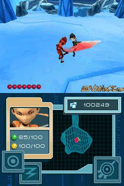 Code Lyoko gameplay screenshot on DS