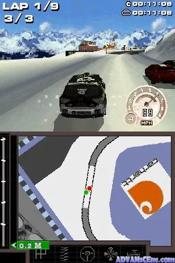 Colin McRae: Dirt 2 gameplay screenshot on DS