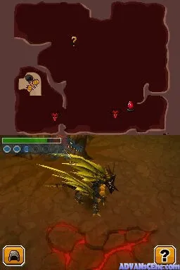 Combat of Giants: Dragons gameplay screenshot on DS