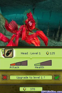 Combat of Giants: Mutant Insects gameplay screenshot on DS