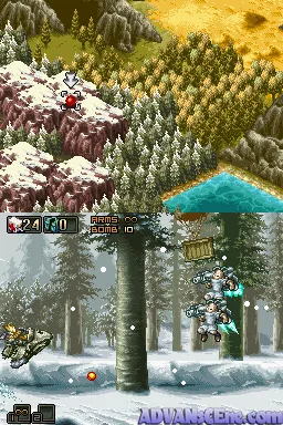Commando: Steel Disaster gameplay screenshot on DS