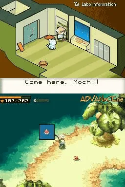 Contact gameplay screenshot on DS