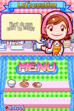 Cooking Mama gameplay screenshot on DS