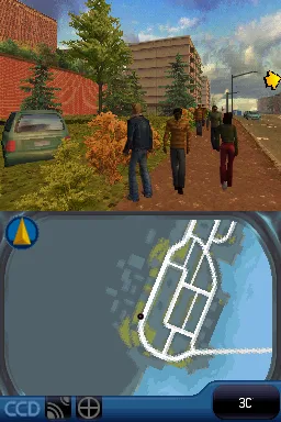 C.O.P. The Recruit gameplay screenshot on DS
