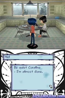 Coraline gameplay screenshot on DS