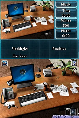 Crime Lab: Body of Evidence gameplay screenshot on DS