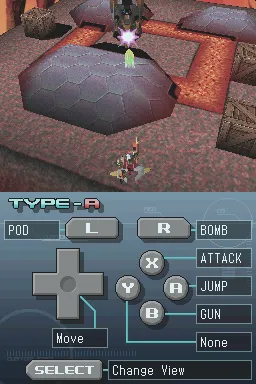 Custom Robo Arena gameplay screenshot on DS