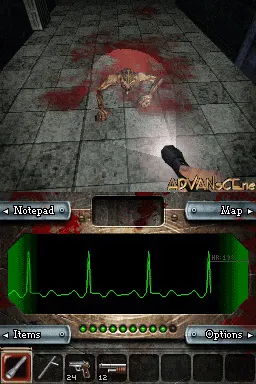 Dementium: The Ward gameplay screenshot on DS