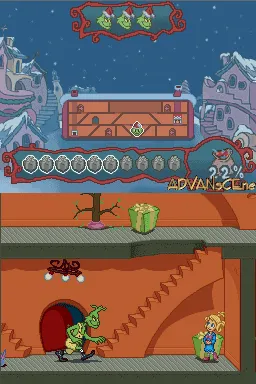 Dr. Seuss: How The Grinch Stole Christmas! gameplay screenshot on DS