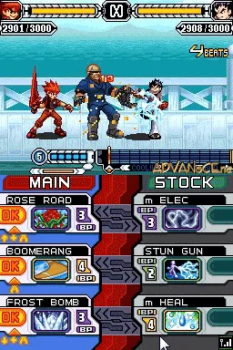 Draglade gameplay screenshot on DS