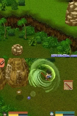 Dragon Ball: Origins gameplay screenshot on DS