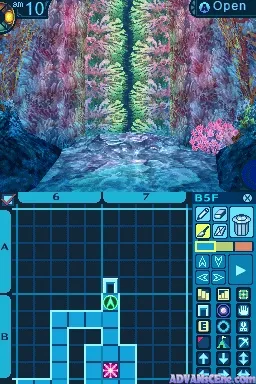 Etrian Odyssey III gameplay screenshot on DS