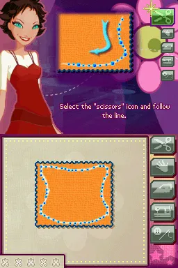 Fashion Designer: Style Icon gameplay screenshot on DS