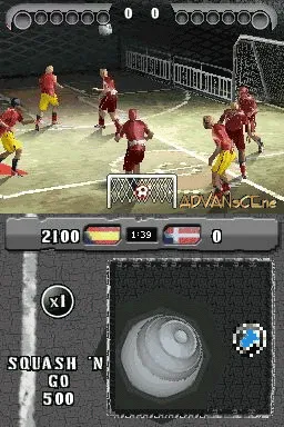 FIFA Street 2 gameplay screenshot on DS