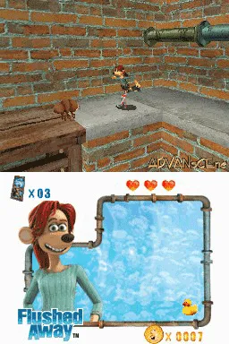 Flushed Away gameplay screenshot on DS