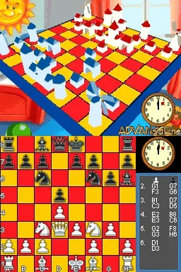 Fritz Chess gameplay screenshot on DS
