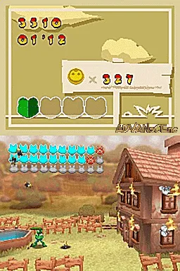 Frogger: Helmet Chaos gameplay screenshot on DS
