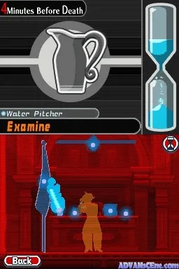 Ghost Trick: Phantom Detective gameplay screenshot on DS