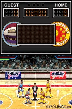 Harlem Globetrotters: World Tour gameplay screenshot on DS