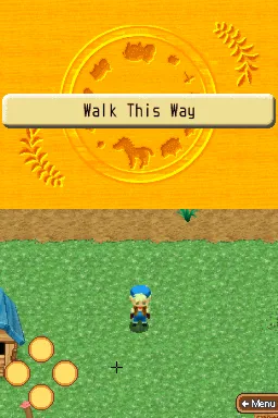 Harvest Moon DS: Island of Happiness gameplay screenshot on DS