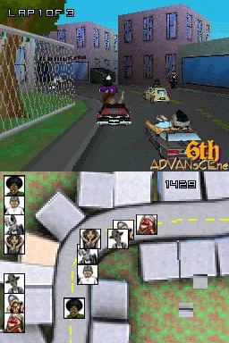 Homie Rollerz gameplay screenshot on DS