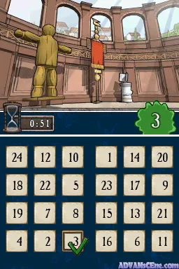 Horrible Histories: Ruthless Romans gameplay screenshot on DS